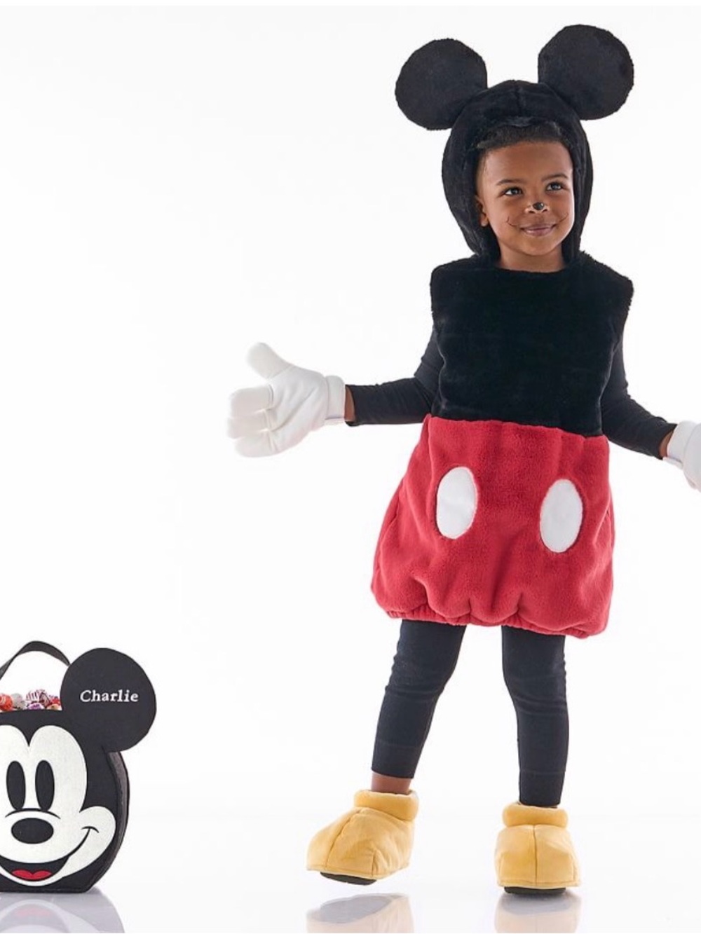 Mickey Mouse Black and Red Mouse Kids Costume - Brand: Pottery Barn Kids